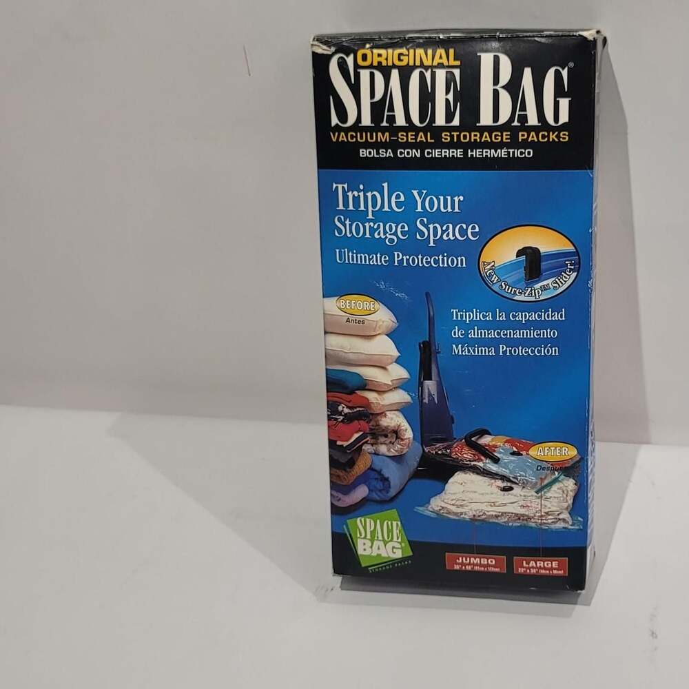 Original Space Bag Vacuum-Seal Storage Bags Jumbo and Large Combo Pack